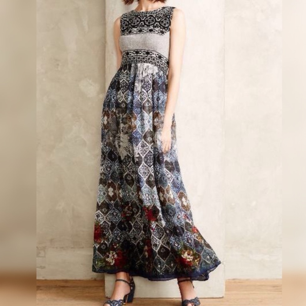 Hement & Nandita Anthro Blue Frost Maxi, Size MP